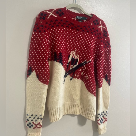 Vintage Polo by Ralph Lauren Ski Men’s Wool Sweater Size XL - Picture 3 of 8